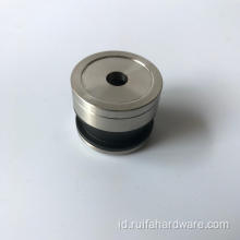 Dudukan titik kaca pengamplasan stainless steel